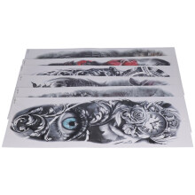 6 Stück Männer Oberarm Tattoo Temporäre Tattoos Aufkleber Fake Tatoo Body Sticker DE