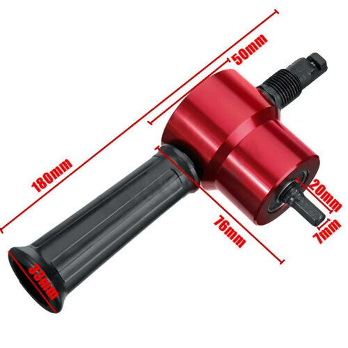 Doppelkopf-Blechschneider, 1,2–2 mm Kapazität, Rot/Silber 1