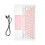 Mini tastiera wireless da 200 mAh bianco-rosa per iOS 8