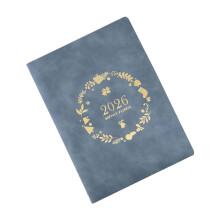 (noble blue) 2026 Weekly Planner with Refillable 6 Rings Leather Binder Cover and Dated Pages 2026 Academic Planner for Men Women pink