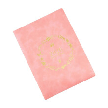 (pink) 2026 Weekly Planner with Refillable 6 Rings Leather Binder Cover and Dated Pages 2026 Academic Planner for Men Women pink