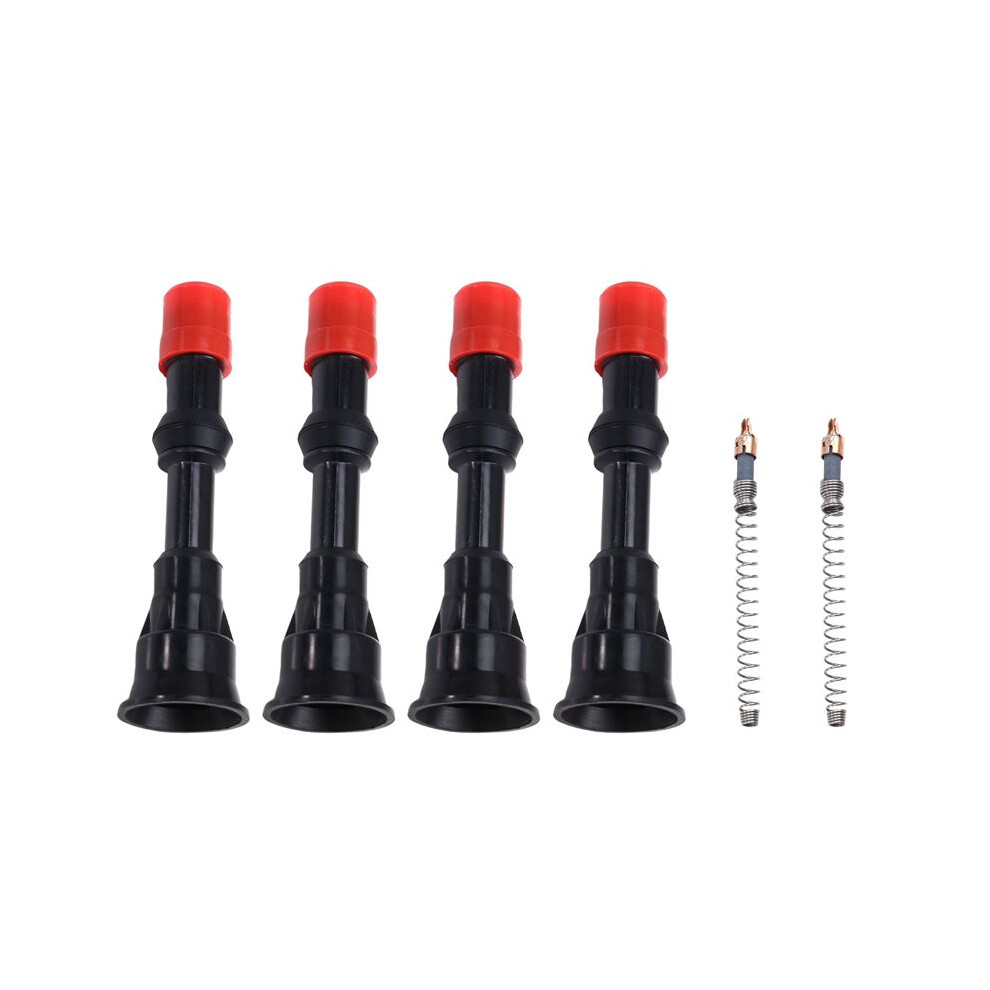 4Pcs 30520-Pwa-003 Ignition Coil Rubber Boots For 2003-2005 Jazz & Hybrid 1.3L 30520Pwa003 Black 6031884533074