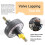 Valve Lapping Tool Kit Small Engine Valve Lapper Kit with 4 Suction Plates Electric Valve Grinding Tool 6
