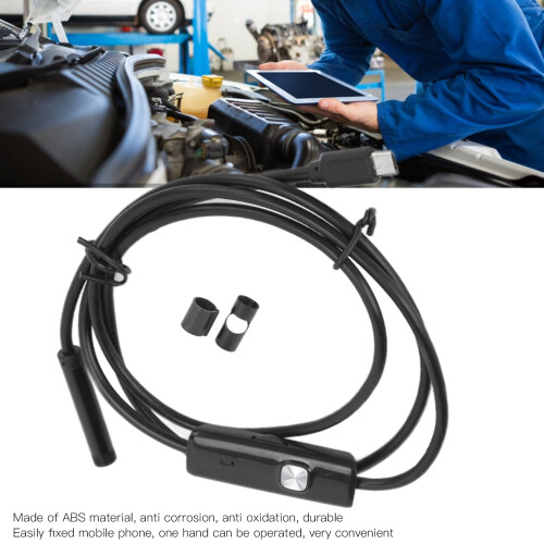 AN97-7 7mm Waterproof Endoscope Camera 6LED 5m Inspection Borescope 1