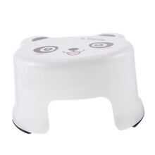 Antiskid Bathroom Stool Thickened Plastic NonSlip Potty Training Sink Reach White