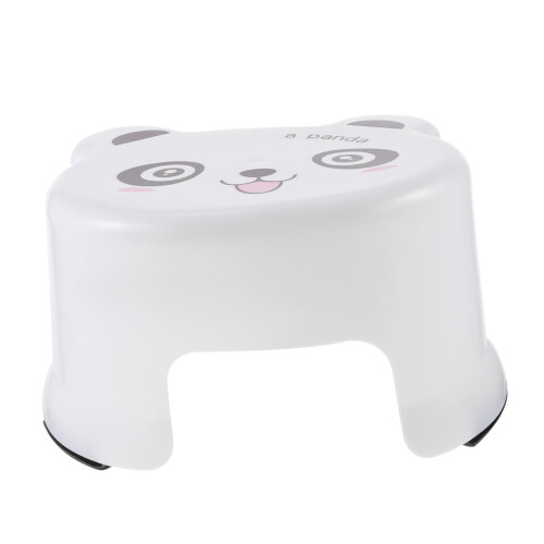 Antiskid Bathroom Stool Thickened Plastic NonSlip Potty Training Sink Reach White