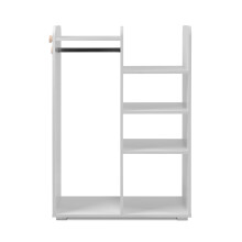 White children's wardrobe, 110 cm high - LALA