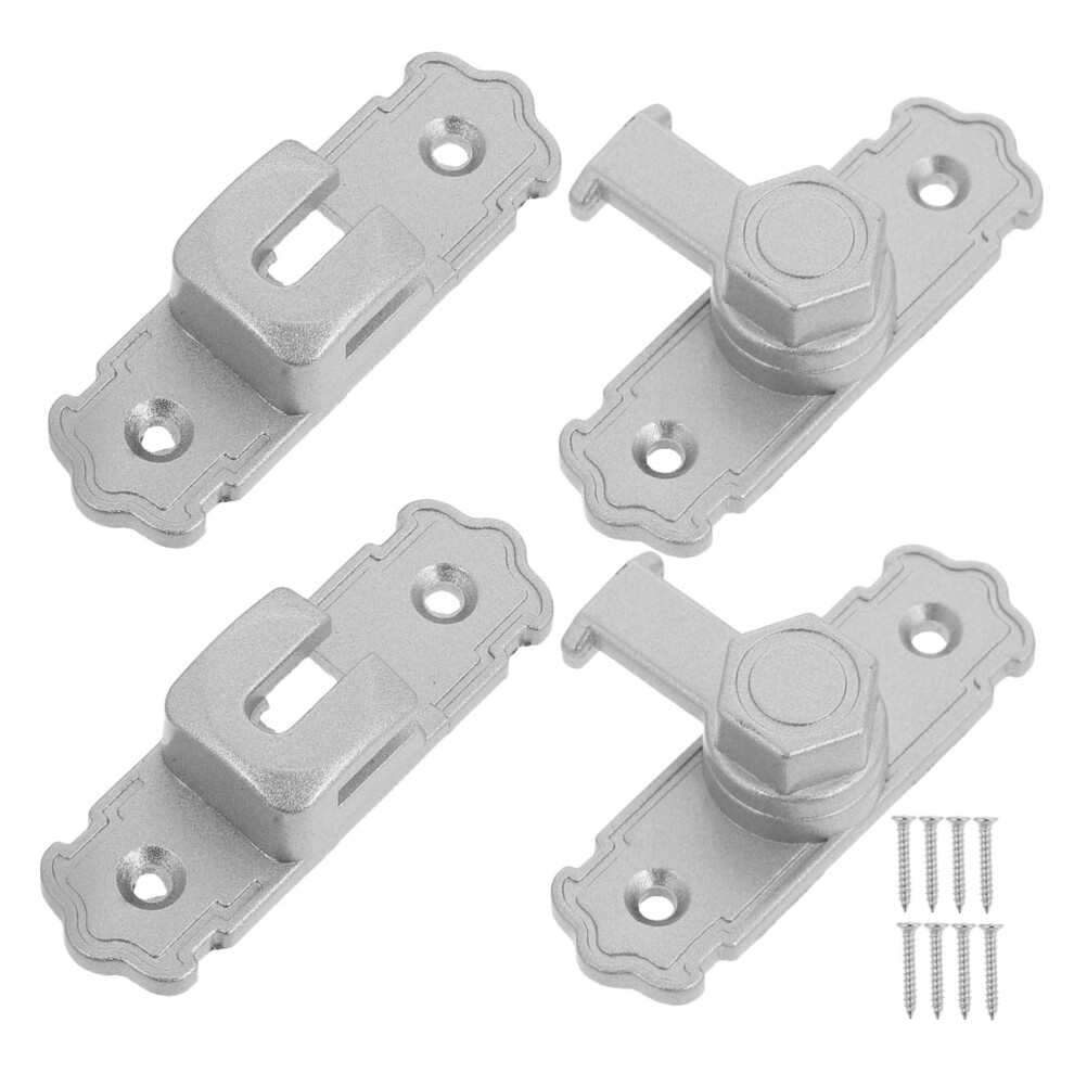2Pcs Sliding Door Lock Bolt Latch With Quiet Operation For Enhanced Security Indoor Doors 9347817766813
