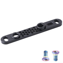 Flat Mount Front Disc Brake Adapter For Road Bikes 140mm And 160mm Discs Black