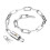 Motorcycle Chain Lock  Steel Keyed AntiTheft Chain For Bicycle And Motorcycles, HeavyDuty Security Chain 1