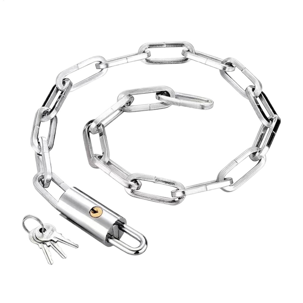 Motorcycle Chain Lock Steel Keyed Antitheft Chain For Bicycle And Motorcycles, Heavyduty Security Chain 9187378548509