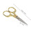 Vintage Sewing Scissors for Embroidery Craft Needlework Gold 4