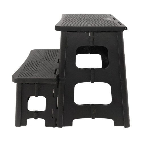 2 Step Folding Step Stool NonSlip Bedside Ladder Stable Portable Lightweight Indoor Outdoor Use 2Step Stool
