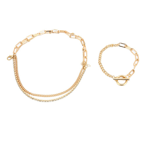 Κολιέ Choker με ευέλικτο σχεδιασμό για γυναίκες, υποαλλεργική αλυσίδα από κράμα,