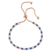 Bracciale dal design minimalista per donna, bracciale impilabile con strass, vestibilità regolabile e finitura placcata in argento sterling,