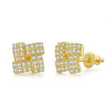 Pendientes de lujo para uso diario, diseño cómodo, regalo perfecto para ocasiones especiales, pendientes chapados en oro de primera calidad,