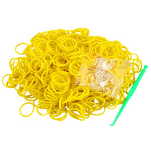 Rubber Bands Kit for Crafting and Hair, Durable Multi-Use Elastic Bands with S-Clips and Crochet Hook, Fade-Resistant Loom Band Refill Set for DIY Bra