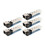 (5 pack) Gigabit Ethernet Fiber Opticals Converters Supporting SFPs Module and PCB Metal Base Design Multicolor 1