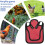 Chicken Saddle with Adjustable Straps, Breathable Hen Apron for Feather Protection, Red 3