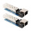 (2 pack) Gigabit Ethernet Fiber Opticals Converters Supporting SFPs Module and PCB Metal Base Design Multicolor 1