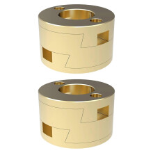 (2) 3D Printer Part for Oldham Coupling 16mm Shaft Coupler with Nut For Ender 3 T8 Z Shaft Screw 3D Printer Accessories Multicolor