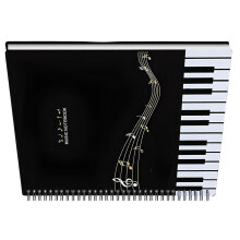 (B) Music Document Holder Plastic Music Binder Certificate Organizer ABS Texture Suitable for Musicians Students Present Multicolor