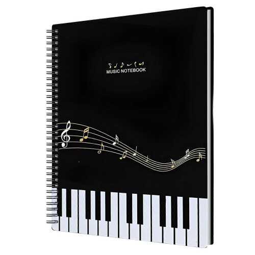 (A) Music Document Holder Plastic Music Binder Certificate Organizer ABS Texture Suitable for Musicians Students Present Multicolor
