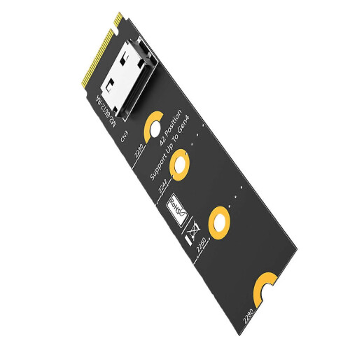(C) Efficient NVME M.2 to SFF 8612 2280 Adapter Supporting PCIe4.0 Fast Data Transfer and System Boost Multicolor