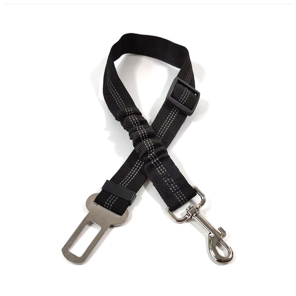 Pet Rope Dog Seat Belt Harness Adjustable Nylon Car Seat Belt For Dogs And Cats Elastic A Vehicle Travel 9347817772043