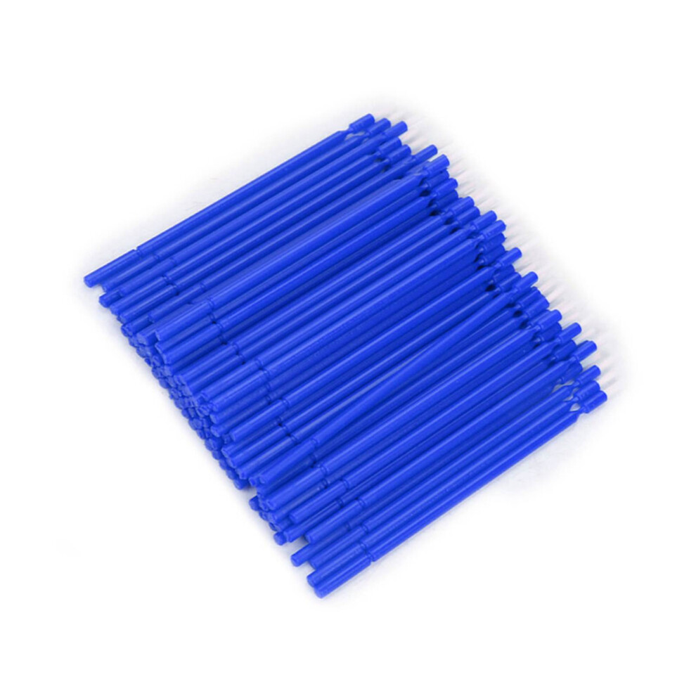 100 Count Blue Bendable Micro Brush Sticks For Dental Applications 7901382773571