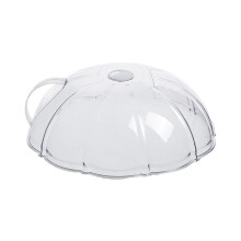 Microwave Splatter Cover with Heat‑Resistant Handle, Humidity Lock and Dustproof Seal for Spill Protection