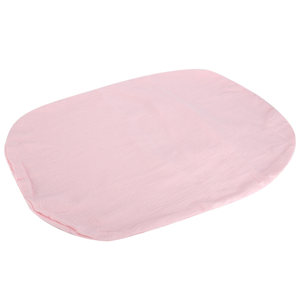 Breathable Newborn Lounger Cover For Travel Portable Use Light/Pink