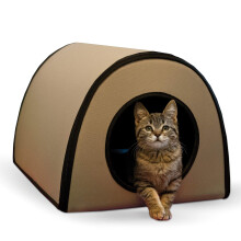K&H PET PRODUCTS Thermo Mod Kitty Shelter Waterproof Outdoor Heated Cat House