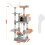 FEANDREA FEANDREA Cat Tree, Cat Condo with Hammock, Perch, Cat Tower, Light Grey PCT86W 5