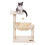 FEANDREA FEANDREA Cats Climb Tree Steady Cat Tree with Plush and Soft Hammock PCT82M 5