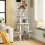 FEANDREA FEANDREA Cat Tree, Cat Condo with Hammock, Perch, Cat Tower, Light Grey PCT86W 2