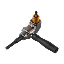 SelfLocking Right Angle Screwdriver Drive Extension Adapter 90Degree Extension, 1/4Inch Hexagon Socket, Metal Holder