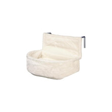 TRIXIE Radiator Cuddle Bag for Cats - Short Hair Plush - Reversible Cushion - Sturdy Metal Frame - Adjustable Holder - 43140