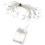 Luci scheletro mini 3 batterie AA LED luce a teschio 2