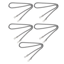 Ikke lett å falme eller ruste erstatningsveskekjede for smykker DIY-tilbehør, oppgrader DIY-veske aluminiumskjede med sikkert feste snap hook