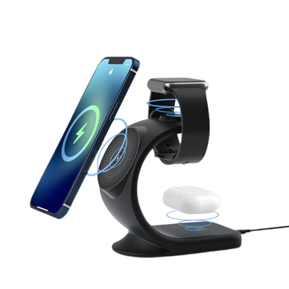 Mag-Safe Charger Stand With Intelligent Indicator Led, Safe Charging For Iphone And Accessories 9138057535631
