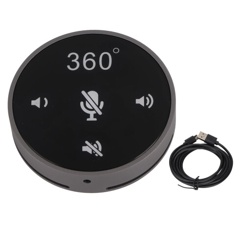 Compact USB Speakerphone, HD Voice with Universal Compatibility for Versatile Usage