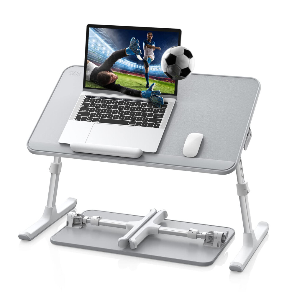 Lap Desk, Saiji Bed Table, Thick Stable Feet, Height And Angle Adjustable, Enough Mouse Space, Up To 17'' Laptop, For Homeoffice, Breakfast, Study 8000003014037