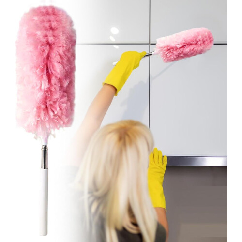 Extendable Microfiber Duster with Flexible Head for  Ceilings Home and Car Scratch Cleaning Brush 1