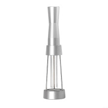 Coffee Distribution Tool with Eight Needle Espresso Stirrer, Stainless Steel and ABS Handle, Silver Base