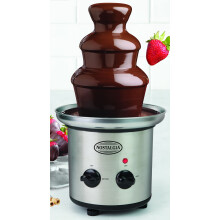 Nostalgia 3 Tier Electric Chocolate Fondue Fountain, Machine for Parties, Melts Cheese, Queso, Candy, and Liqueur Dip Strawberries, Apple Wedges,