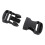 5X Plastic Dual Adjustable Buckles for Backpack Straps 38mm Black Replacement 5
