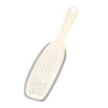 Kitchen Cleaning Scraper with Long Handle Dish Squeegee-White