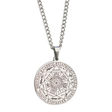 Amuletă de protecție pentru purtare zilnică, cadou spiritual, medalie din oțel inoxidabil, talisman, pandantiv, bijuterii hipoalergenice durabile