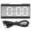 Modern Digital Alarm Clock With Dimmable LED Display Repeating Snooze Function Date Display Work Rest Mode And Battery Backup For Home Office Or Bedro 1